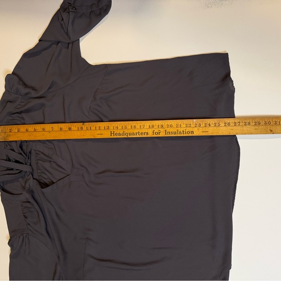 Torrid Charcoal Blouse - Picture 6 of 7